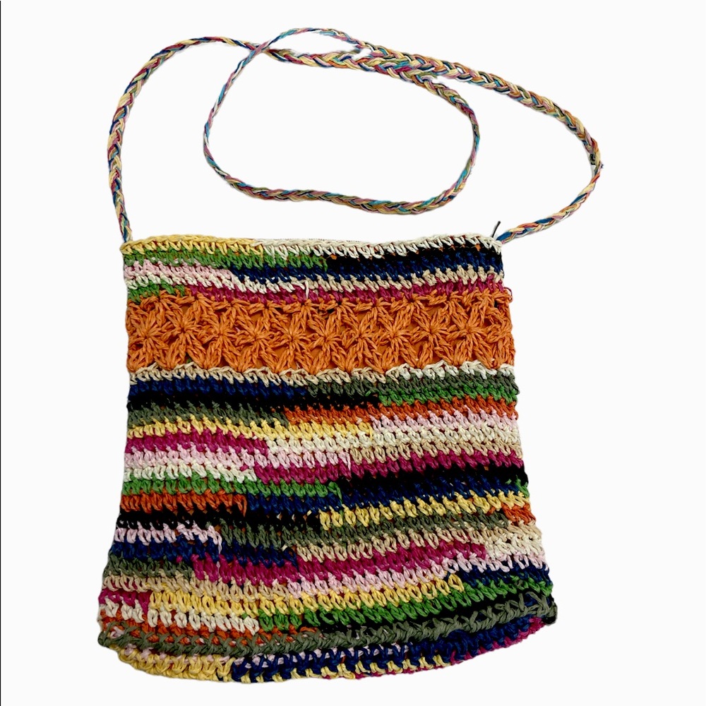 🎉HP🎉2 Chic Colorful Straw Woven Purse